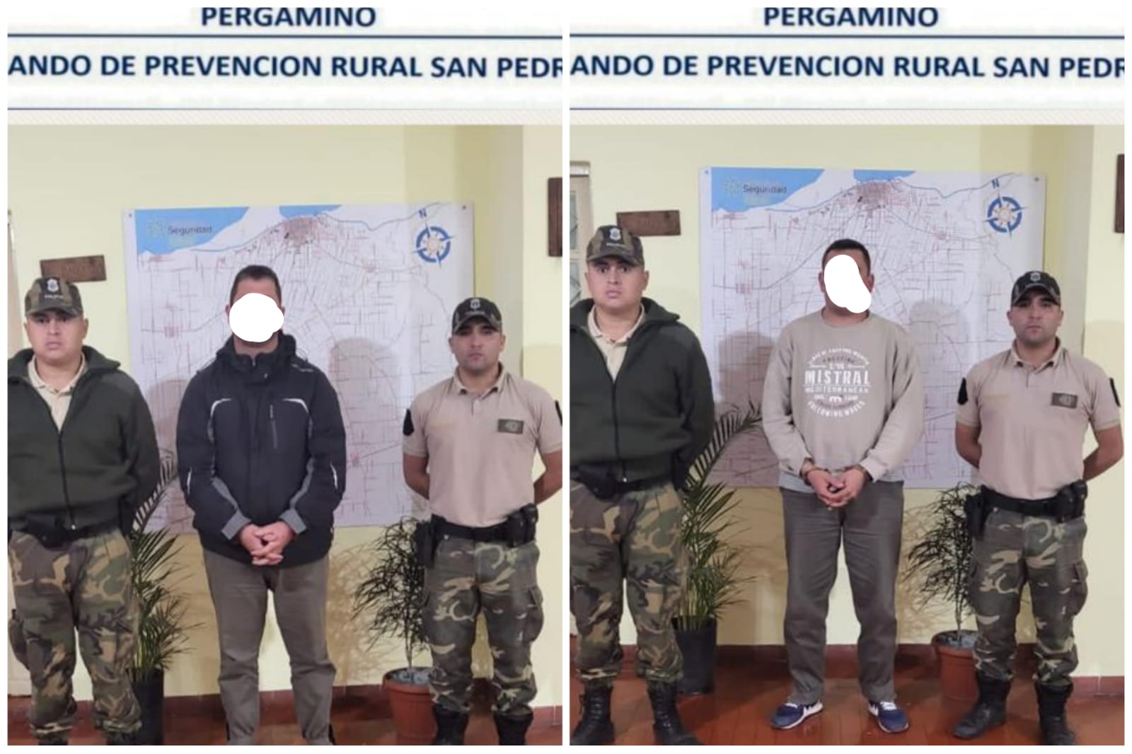 Dos sampedrinos aprehendidos por robar 182 chapas en Espinillo