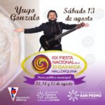 Yuyo González cierra el show musical en la fiesta de la Ensaimada Mallorquina