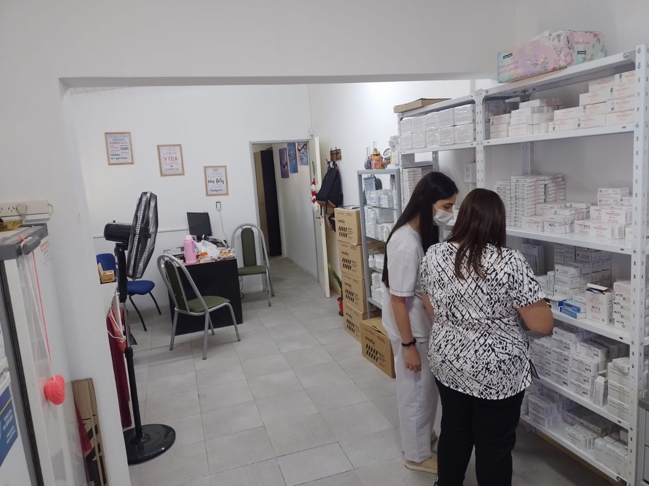 Renovación edilicia y enlace a la red de historias clínicas en el Centro de Salud Los Aromos