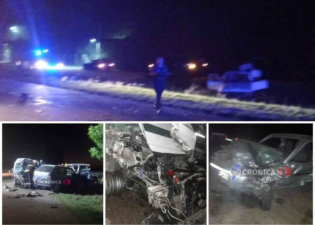 ? FATAL ACCIDENTE – CHOQUE MÚLTIPLE en Ruta 191: un fallecido y siete personas trasladadas al hospital