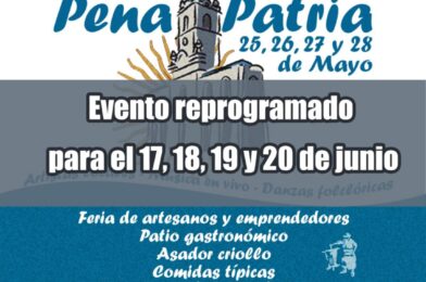 Acto oficial en Río Tala por el 25 de Mayo