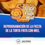 Reprogramación de la Fiesta de la Torta Frita con Miel