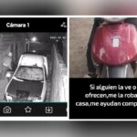 Robaron una moto en Benefactora Sanpedrina y quedó registrado en cámaras de seguridad