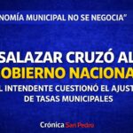 Salazar defendió las tasas municipales y exigió restitución de fondos