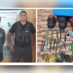 Robo en PREAR: seguimiento de huellas llevó a la policía hasta el sospechoso y los elementos sustraídos