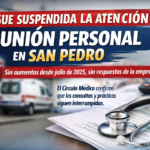 Continúa suspendida la atención de Unión Personal en San Pedro: médicos denuncian falta de pagos