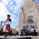 Frente al Monumento a la Bandera, Milei tomó juramento a integrantes de las Fuerzas Armadas