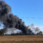 Tras el incendio junto a la termoeléctrica, La Libertad Avanza pidió informes sobre el impacto ambiental y sanitario