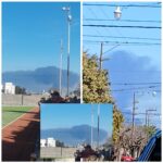 Importante incendio de gran magnitud detrás de la Central Termoeléctrica de San Pedro