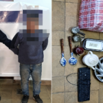 Entró por un boquete para robar y la Policía lo encontró oculto en el baño