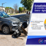 La Secretaría de Seguridad volvió a difundir estadísticas de accidentes: hubo 81 hechos en avenidas y rutas